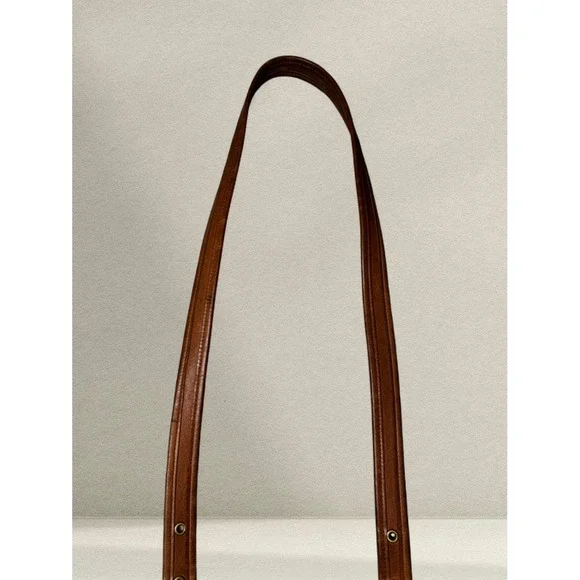 Coach Faiths Legacy Saddle Bag 9949 Brown Leather Made USA Vintage Cross Body - Picture 7 of 11